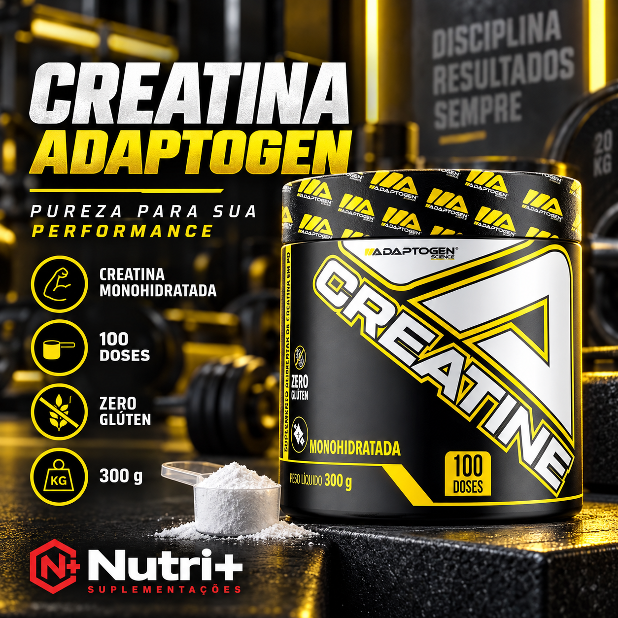 Creatina Adaptogen 300g