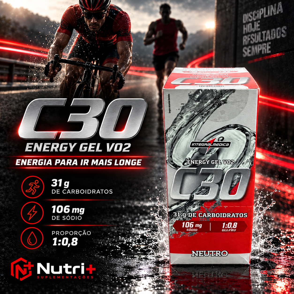Energy Gel VO2 C30 – Neutro
