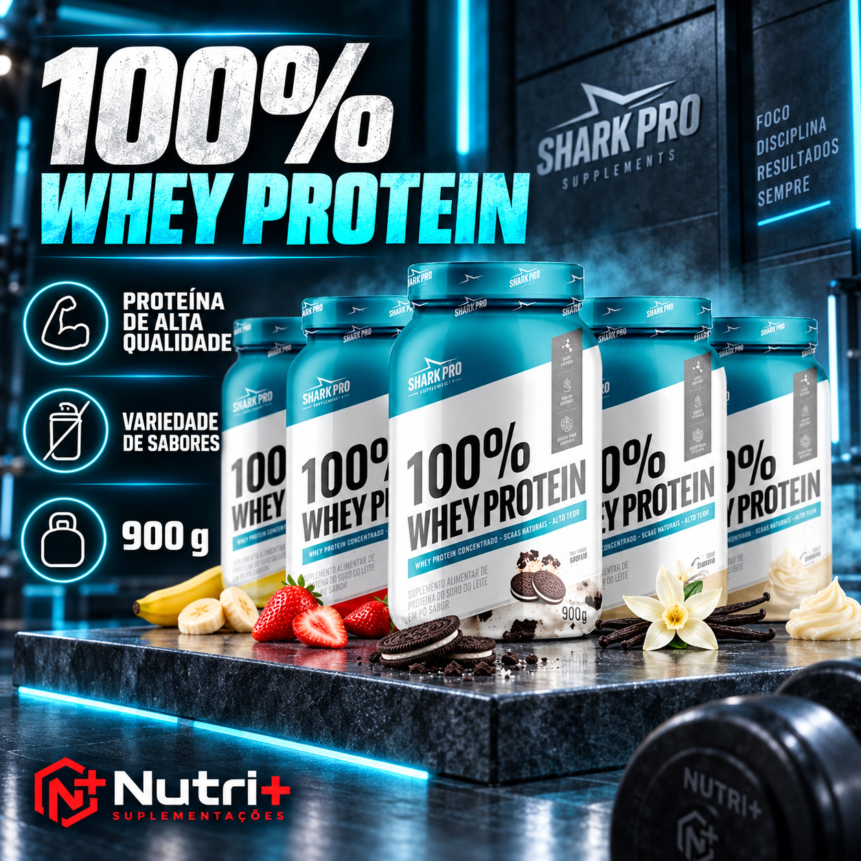 100% Whey Shark Pro